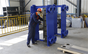 板式換熱器的拆裝過程